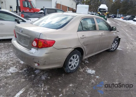 2009 Toyota Corolla Le из США, поврежденный, VIN 1NXBU40E19Z024745